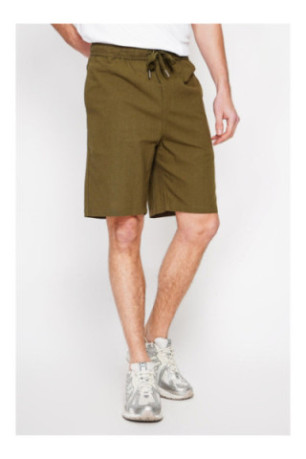 Bermuda - SECRET DU LIN - Kaki