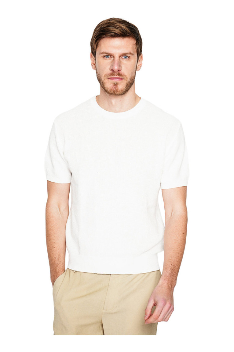 Pull - SECRET DU LIN - Blanc