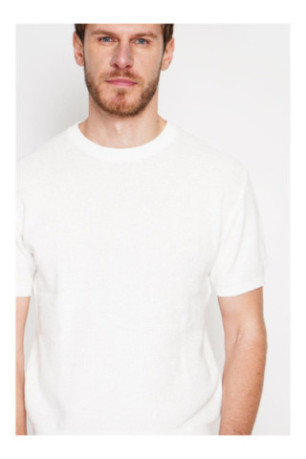 Pull - SECRET DU LIN - Blanc