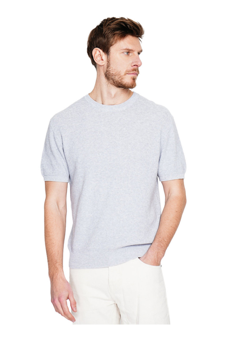 Pull - SECRET DU LIN - Gris Perle