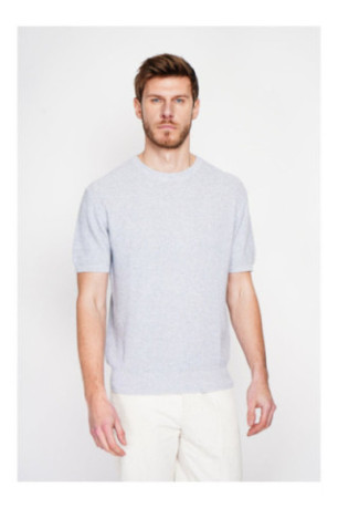 Pull - SECRET DU LIN - Gris Perle