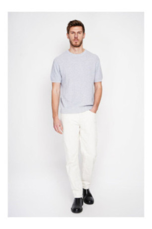 Pull - SECRET DU LIN - Gris Perle