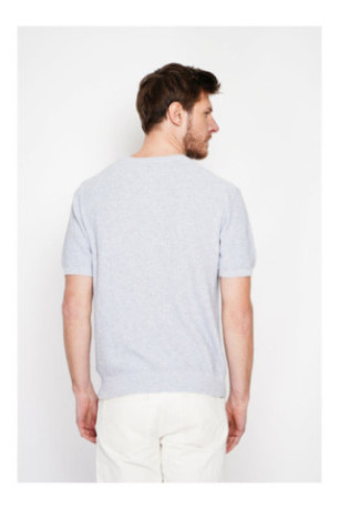 Pull - SECRET DU LIN - Gris Perle