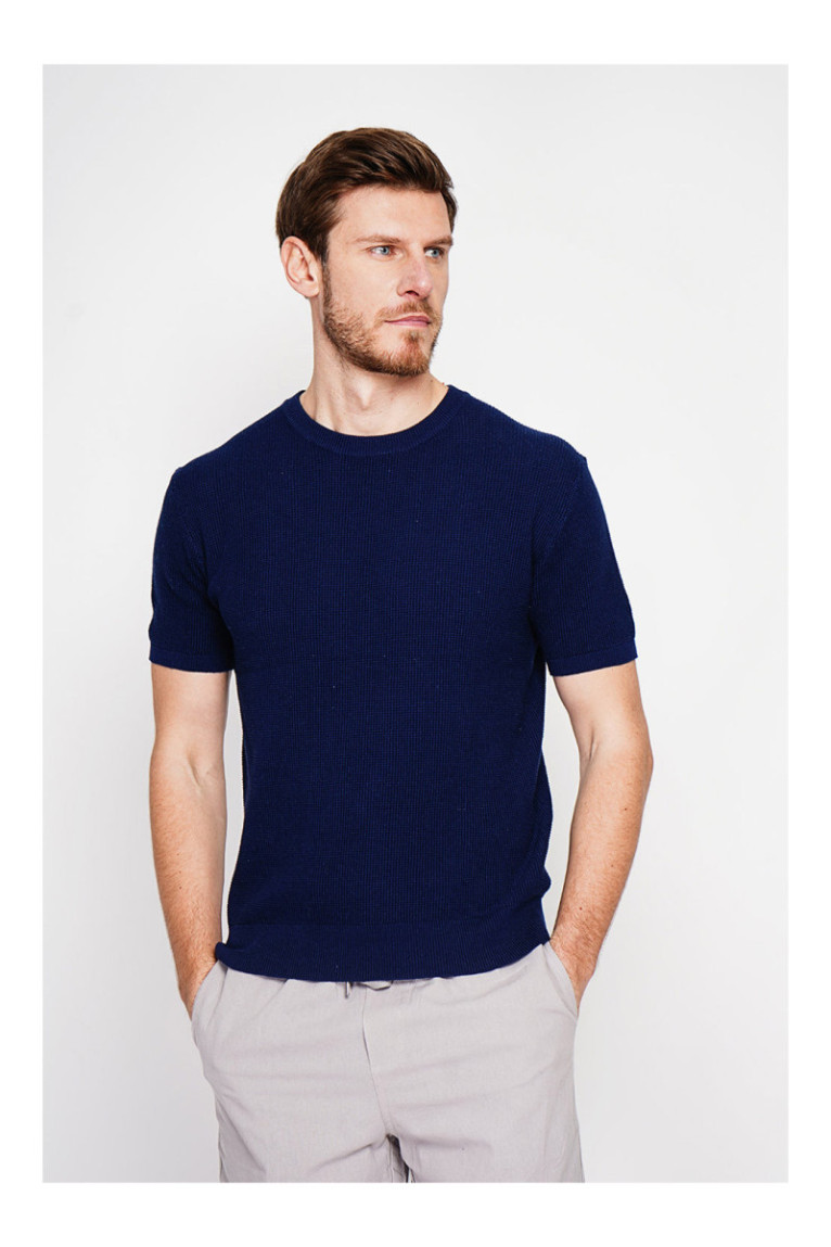 Pull - SECRET DU LIN - Marine