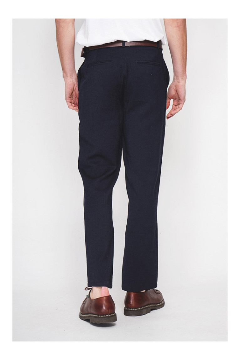 Pantalon - SECRET DU LIN - Marine