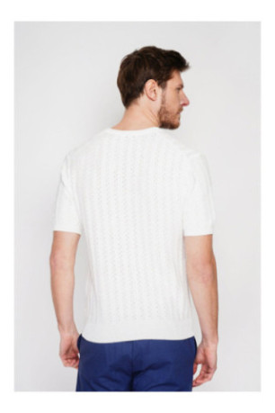 Pull - SECRET DU LIN - Blanc
