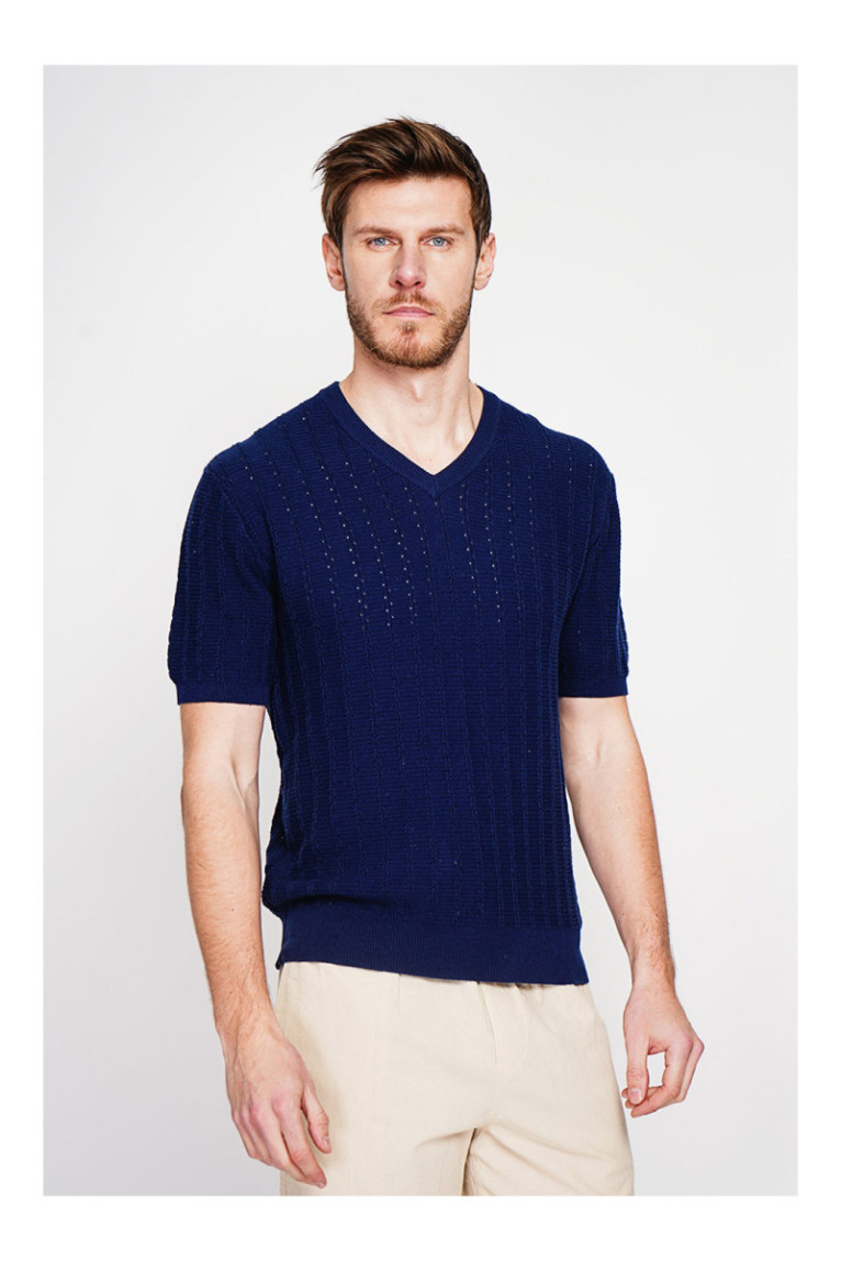Pull - SECRET DU LIN - Marine