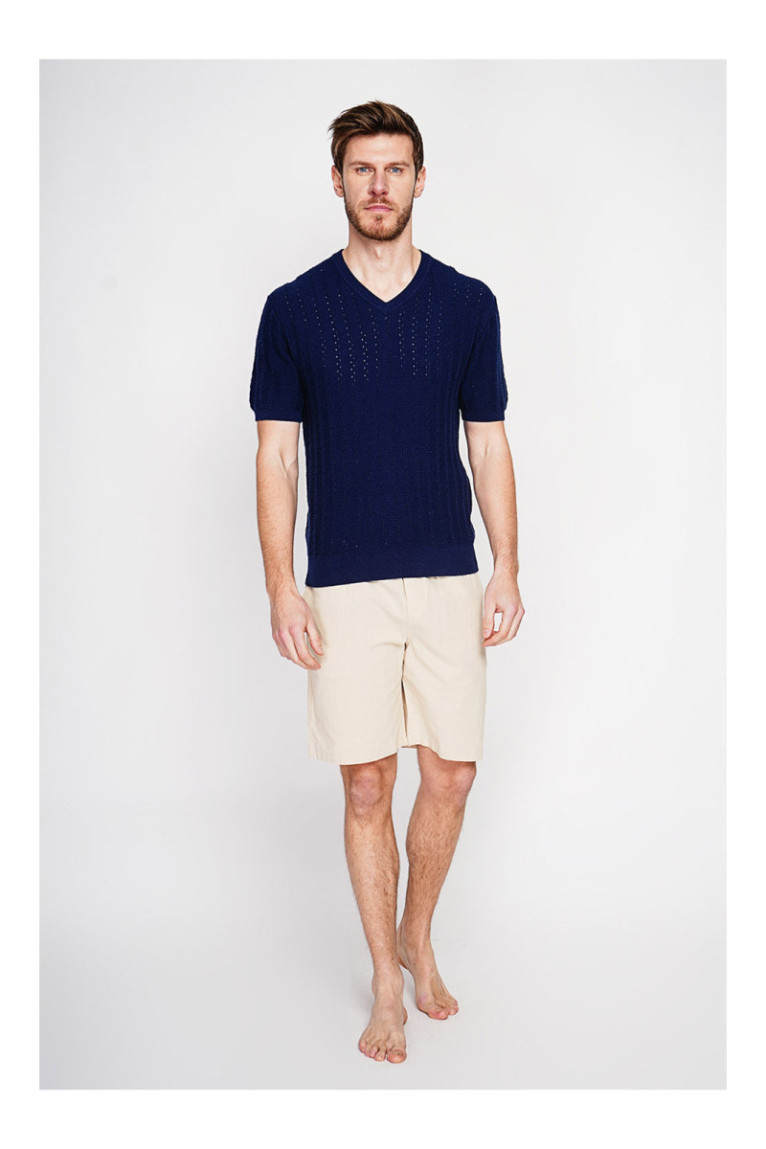 Pull - SECRET DU LIN - Marine