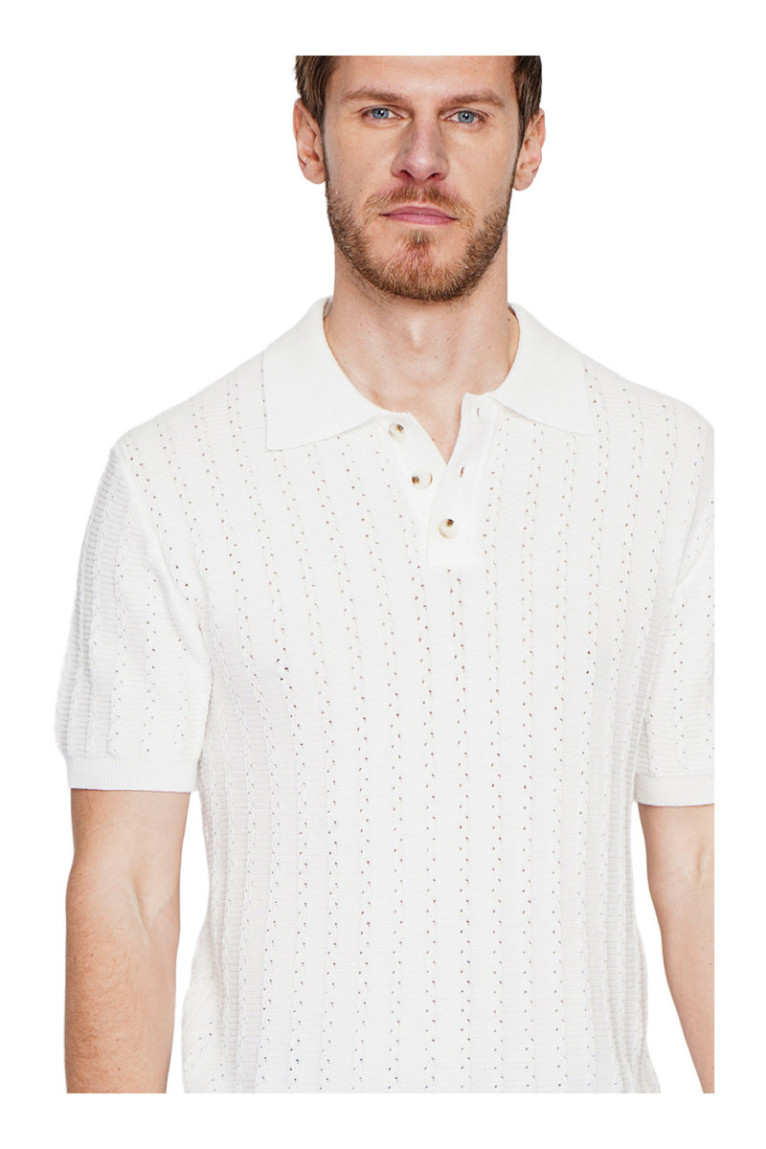 Pull - SECRET DU LIN - Blanc