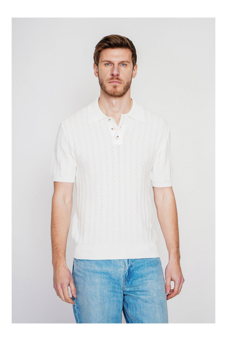 Pull - SECRET DU LIN - Blanc