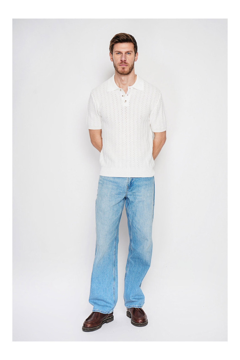 Pull - SECRET DU LIN - Blanc