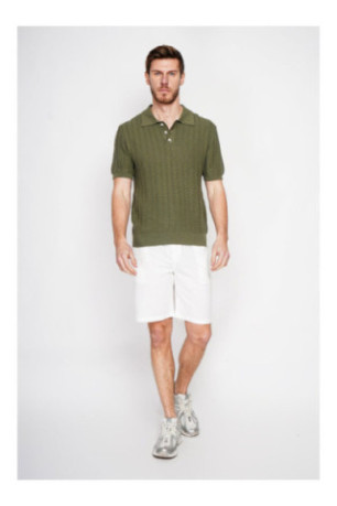 Pull - SECRET DU LIN - Kaki