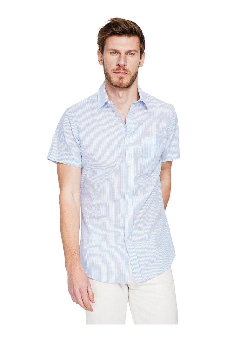 Chemise - SECRET DU LIN - Ciel