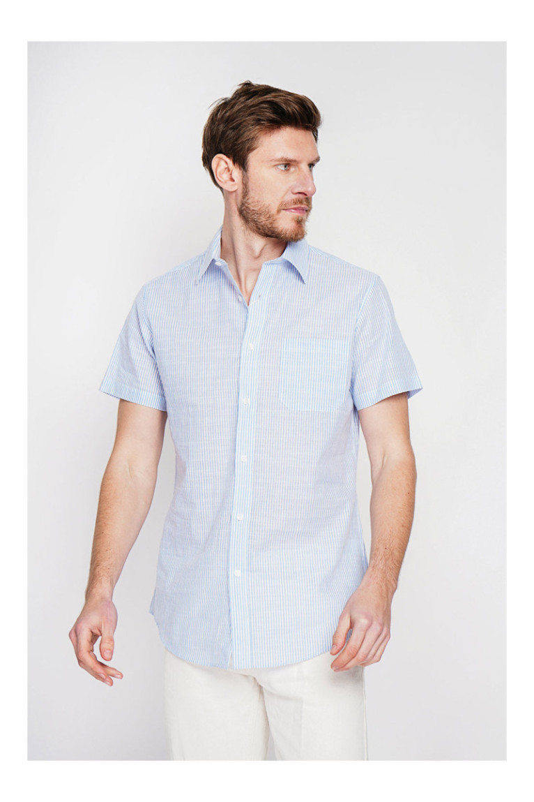 Chemise - SECRET DU LIN - Ciel