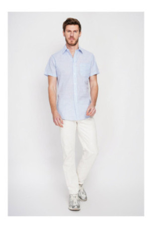 Chemise - SECRET DU LIN - Ciel