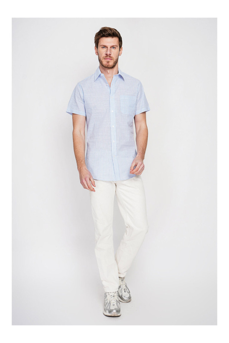 Chemise - SECRET DU LIN - Ciel
