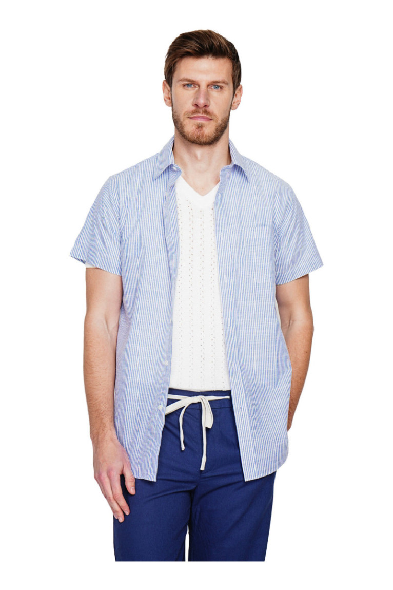 Chemise - SECRET DU LIN - Marine