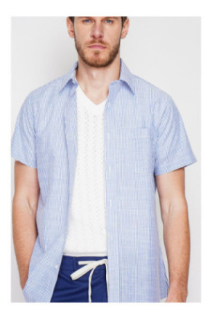 Chemise - SECRET DU LIN - Marine