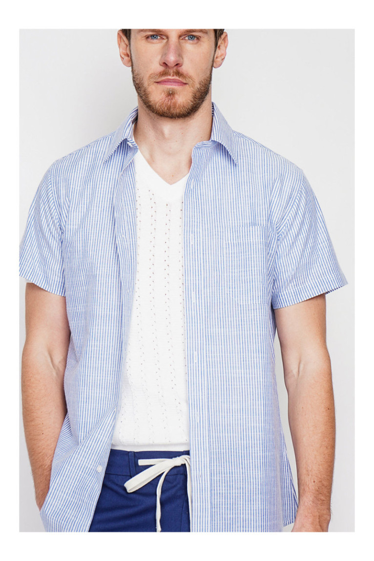 Chemise - SECRET DU LIN - Marine