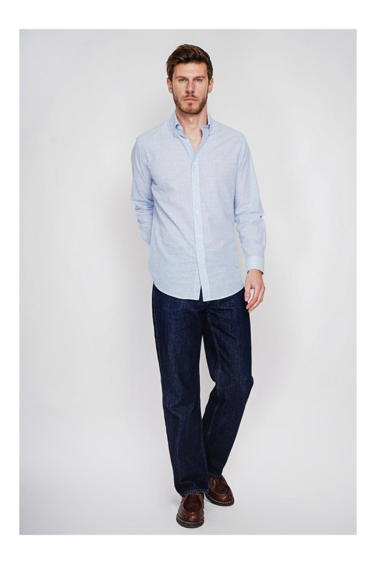 Chemise - SECRET DU LIN - Ciel
