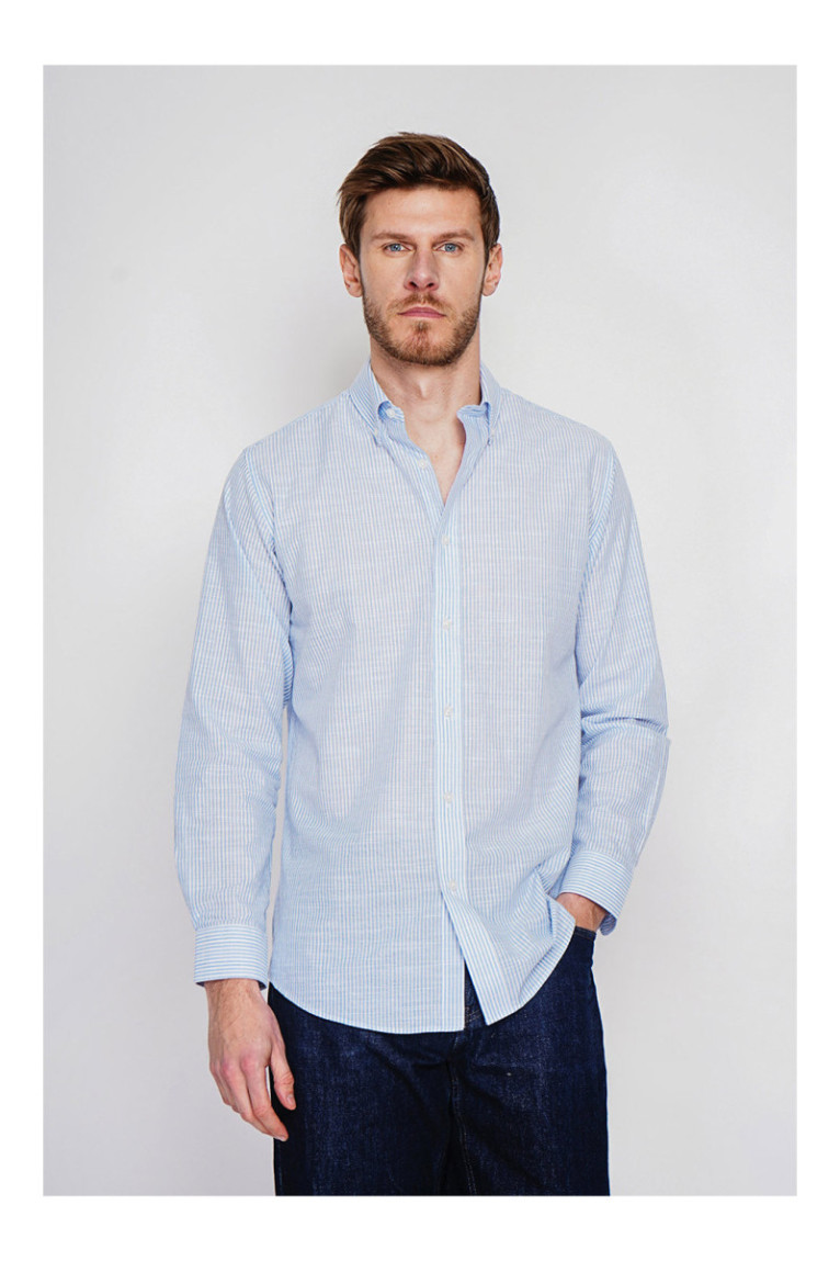Chemise - SECRET DU LIN - Ciel