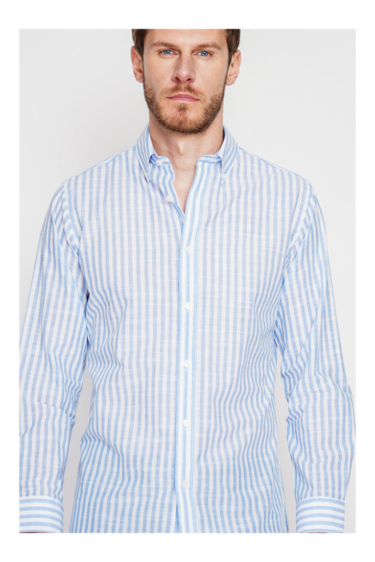 Chemise - SECRET DU LIN - Ciel
