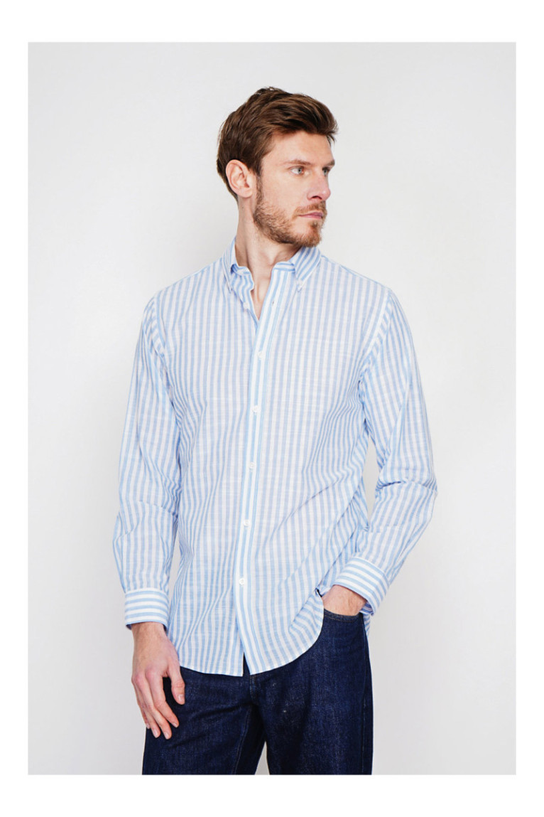 Chemise - SECRET DU LIN - Ciel