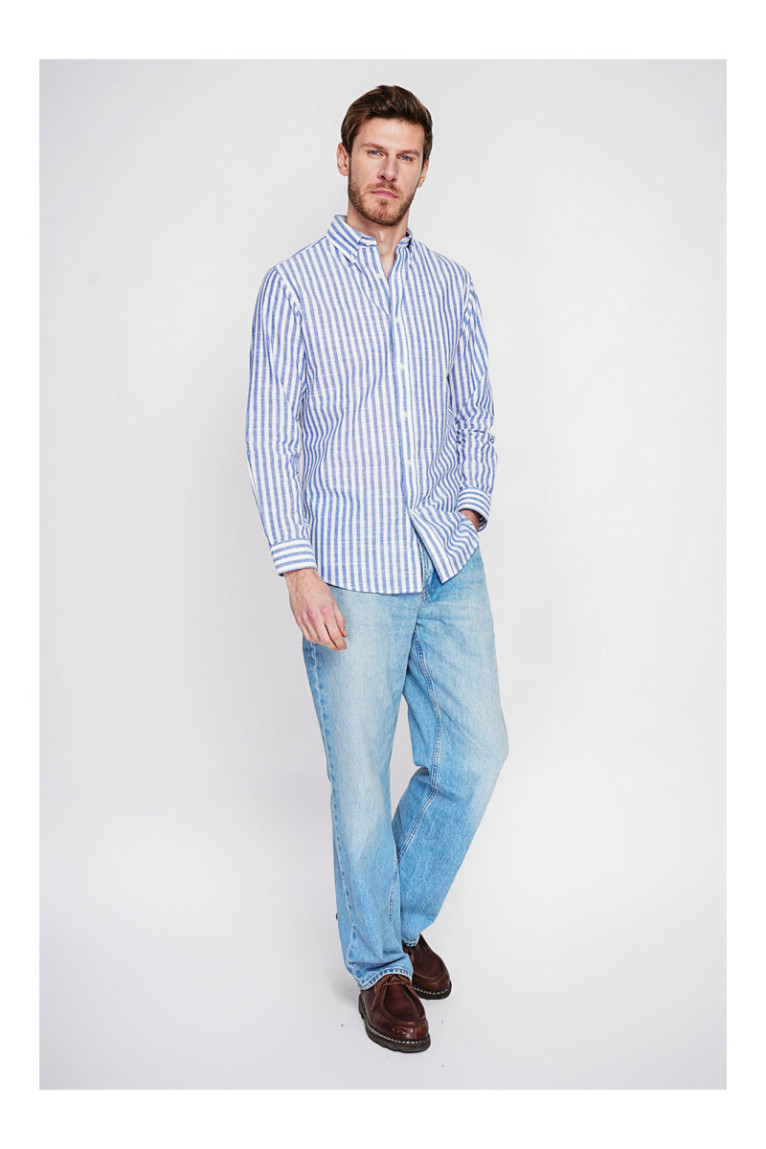 Chemise - SECRET DU LIN - Marine