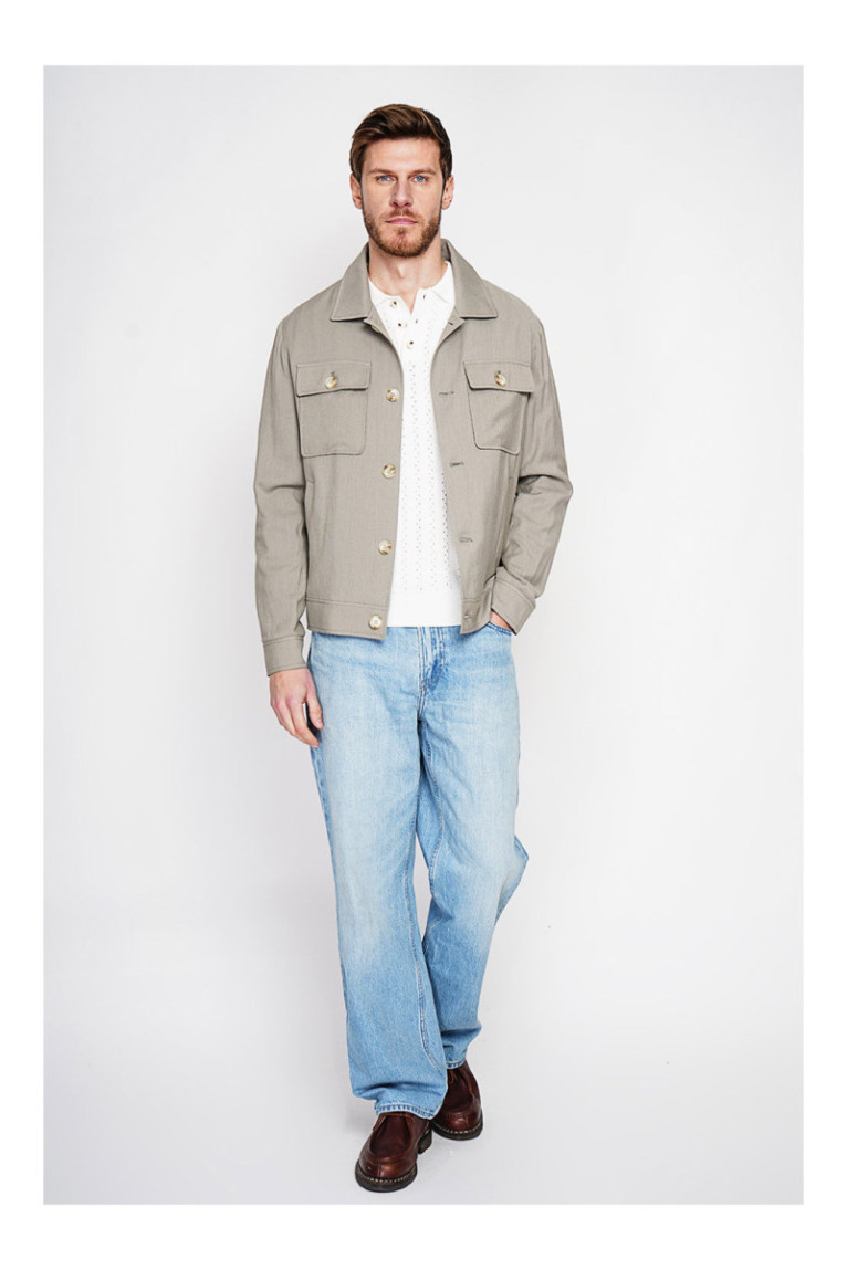 Veste - SECRET DU LIN - Kaki