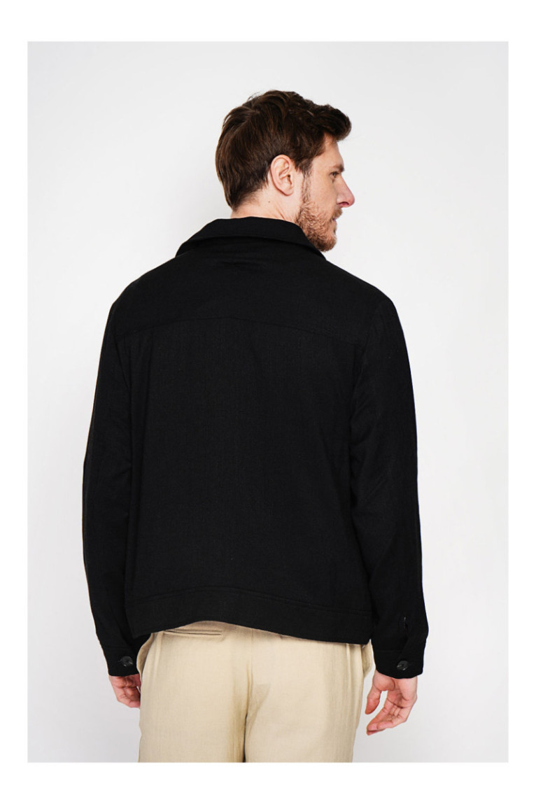 Chemise - SECRET DU LIN - Noir