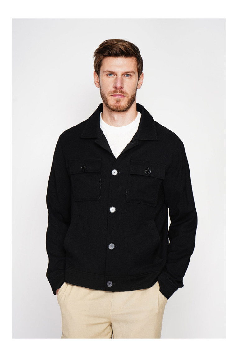 Chemise - SECRET DU LIN - Noir