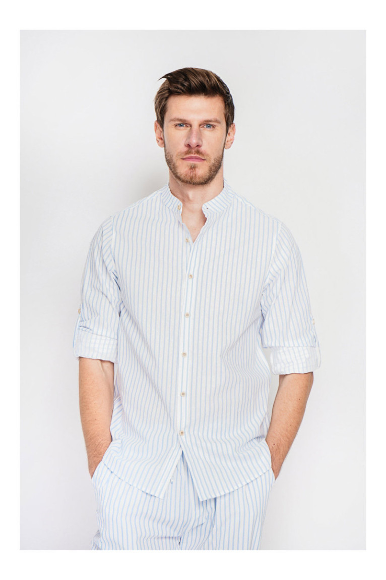Chemise - SECRET DU LIN - Azur