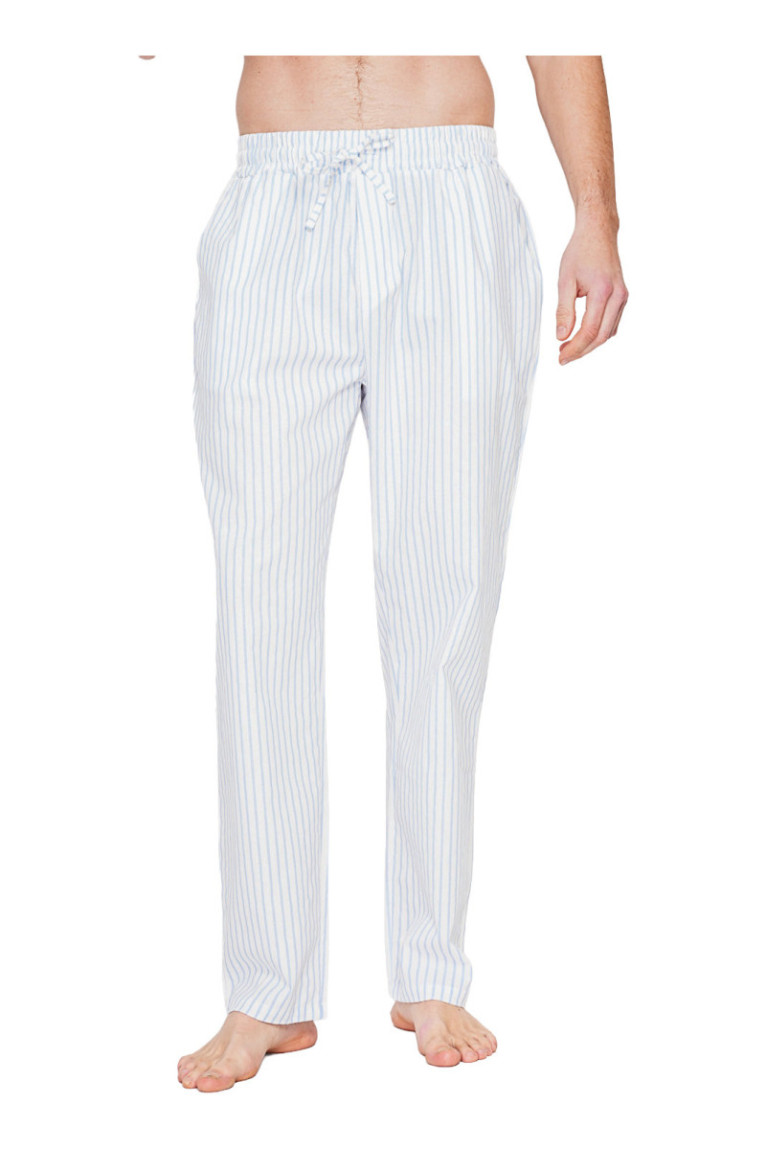 Pantalon - SECRET DU LIN - Azur