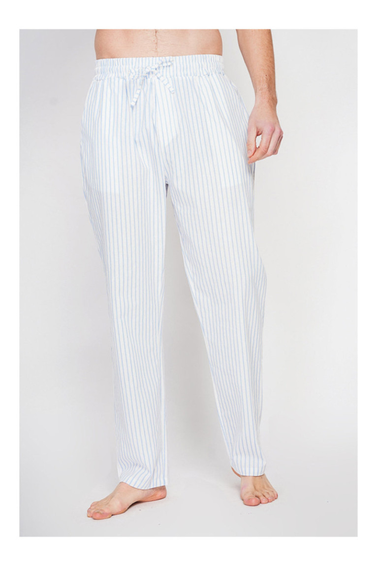Pantalon - SECRET DU LIN - Azur