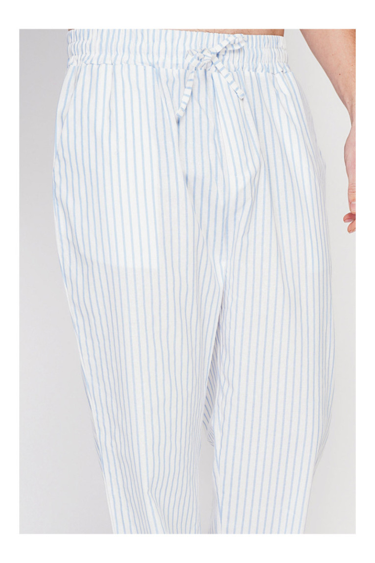 Pantalon - SECRET DU LIN - Azur