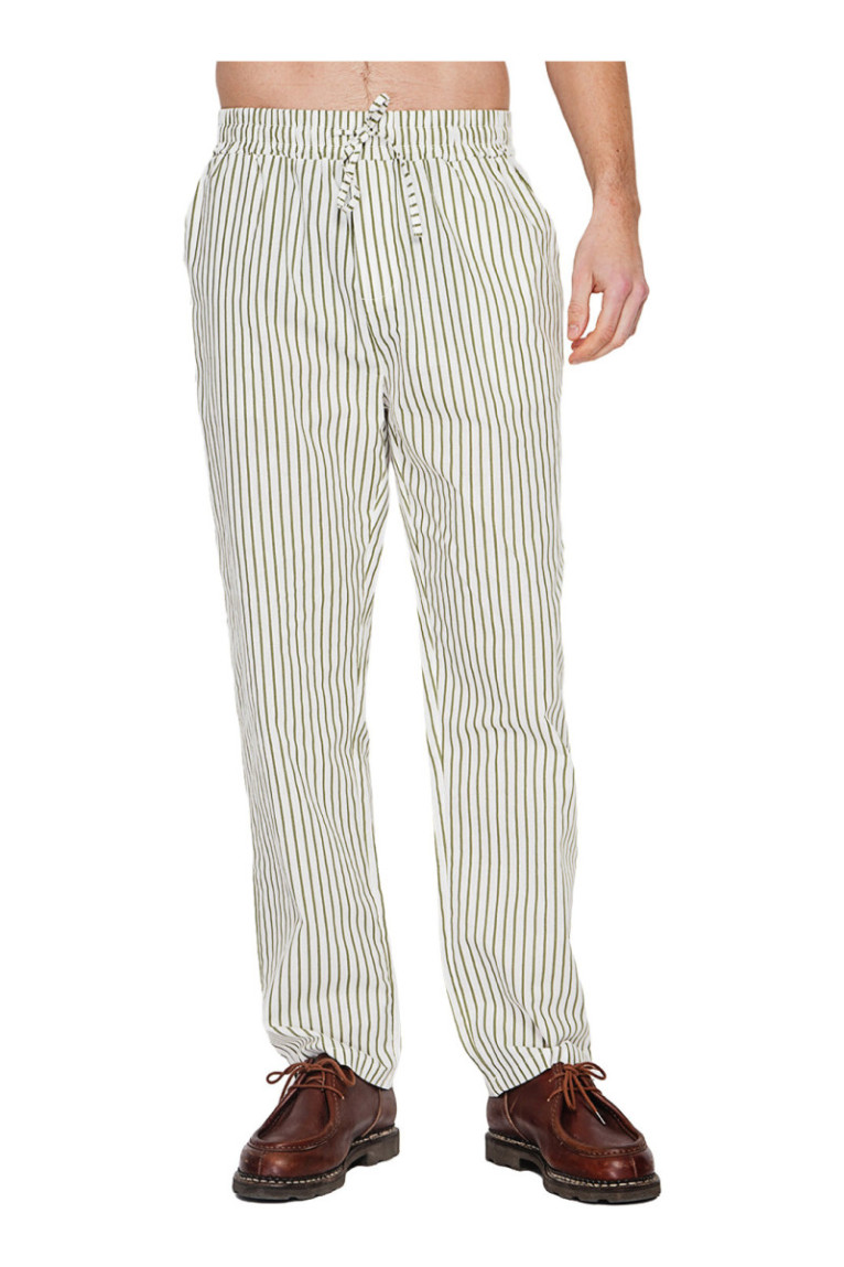 Pantalon - SECRET DU LIN - Kaki