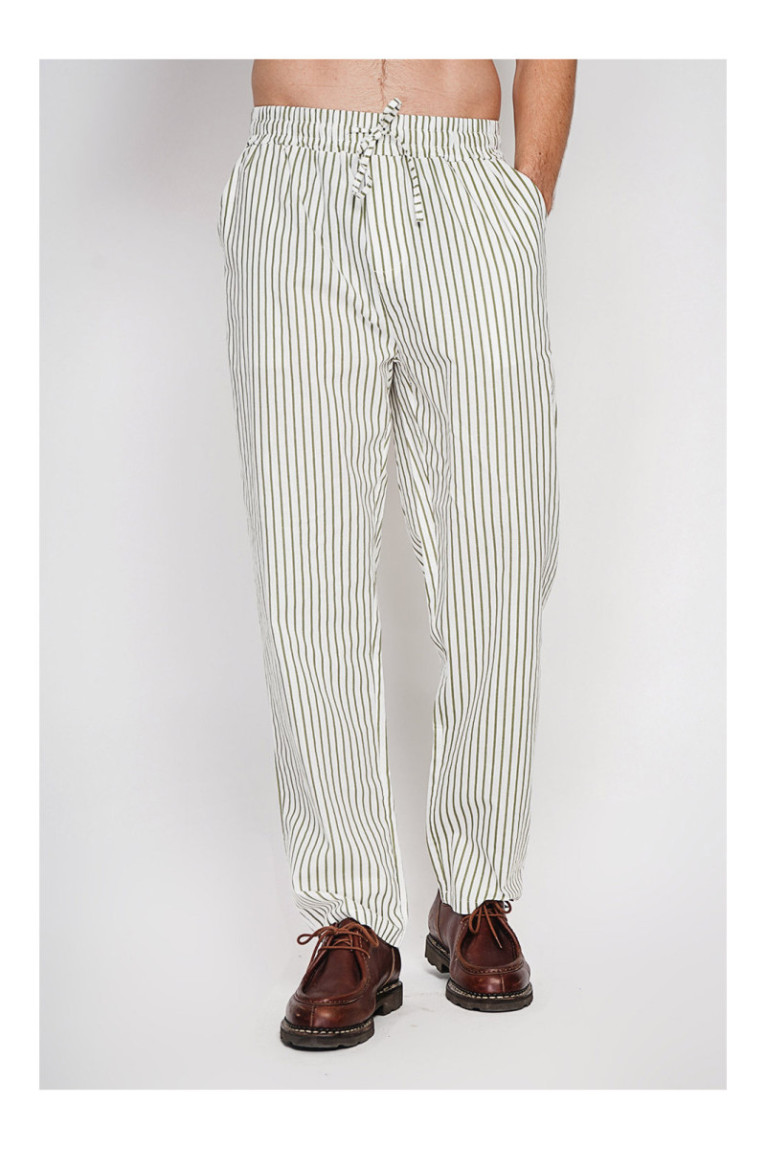 Pantalon - SECRET DU LIN - Kaki