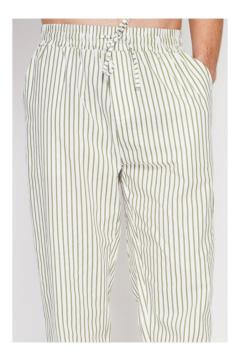 Pantalon - SECRET DU LIN - Kaki