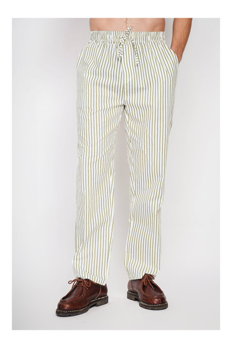 Pantalon - SECRET DU LIN - Kaki