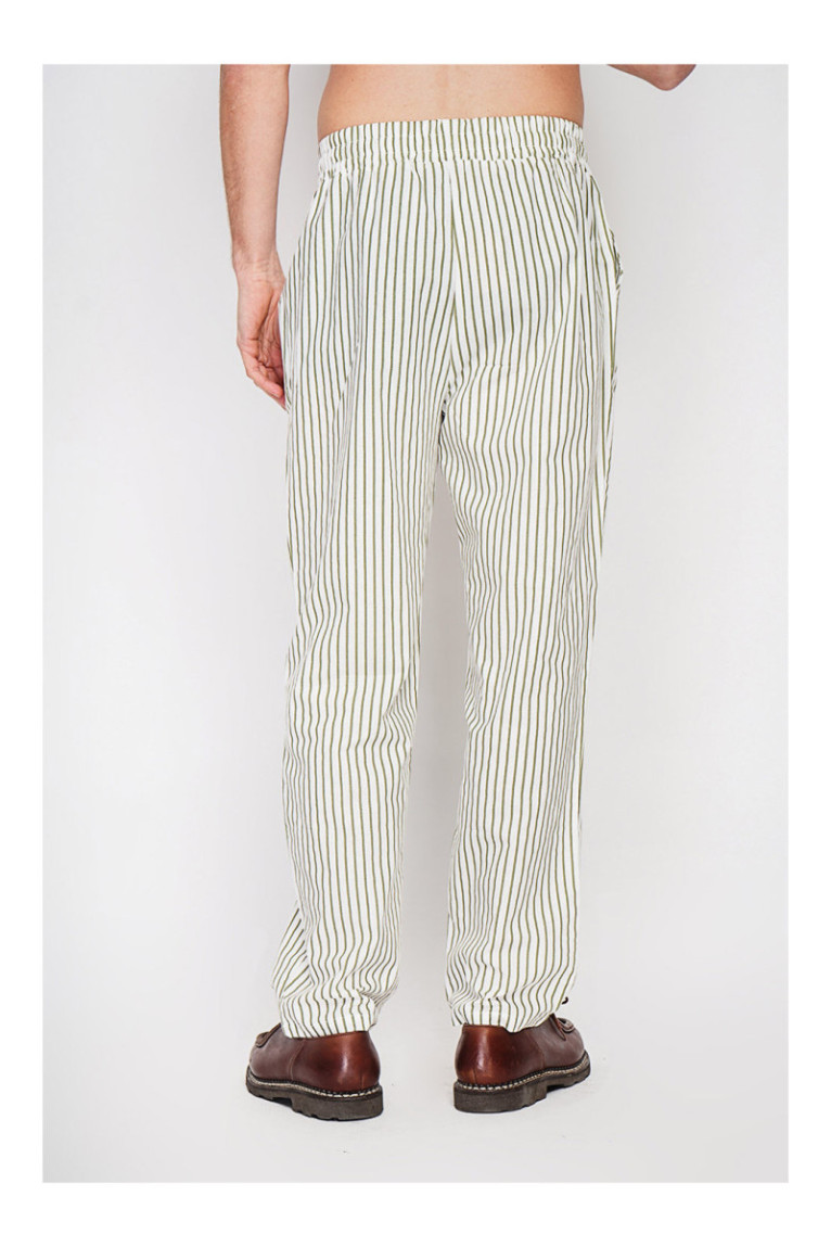 Pantalon - SECRET DU LIN - Kaki
