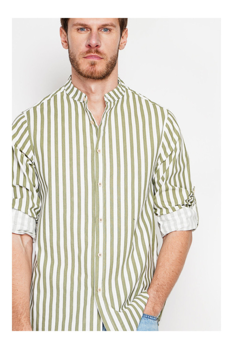 Chemise - SECRET DU LIN - Kaki