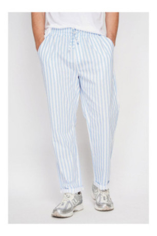 Pantalon - SECRET DU LIN - Azur
