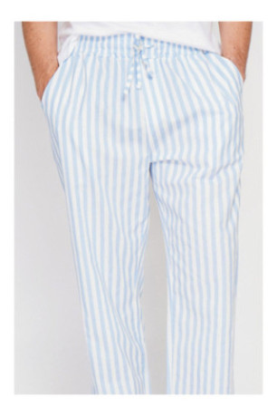 Pantalon - SECRET DU LIN - Azur