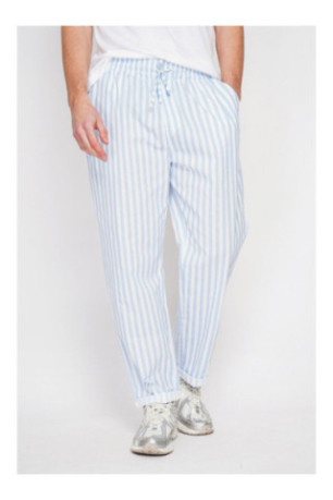 Pantalon - SECRET DU LIN - Azur