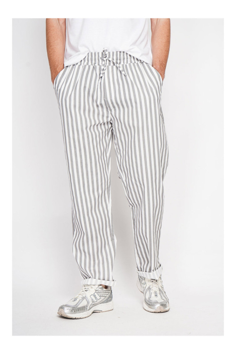 Pantalon - SECRET DU LIN - Blanc