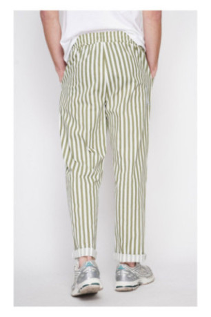 Pantalon - SECRET DU LIN - Kaki