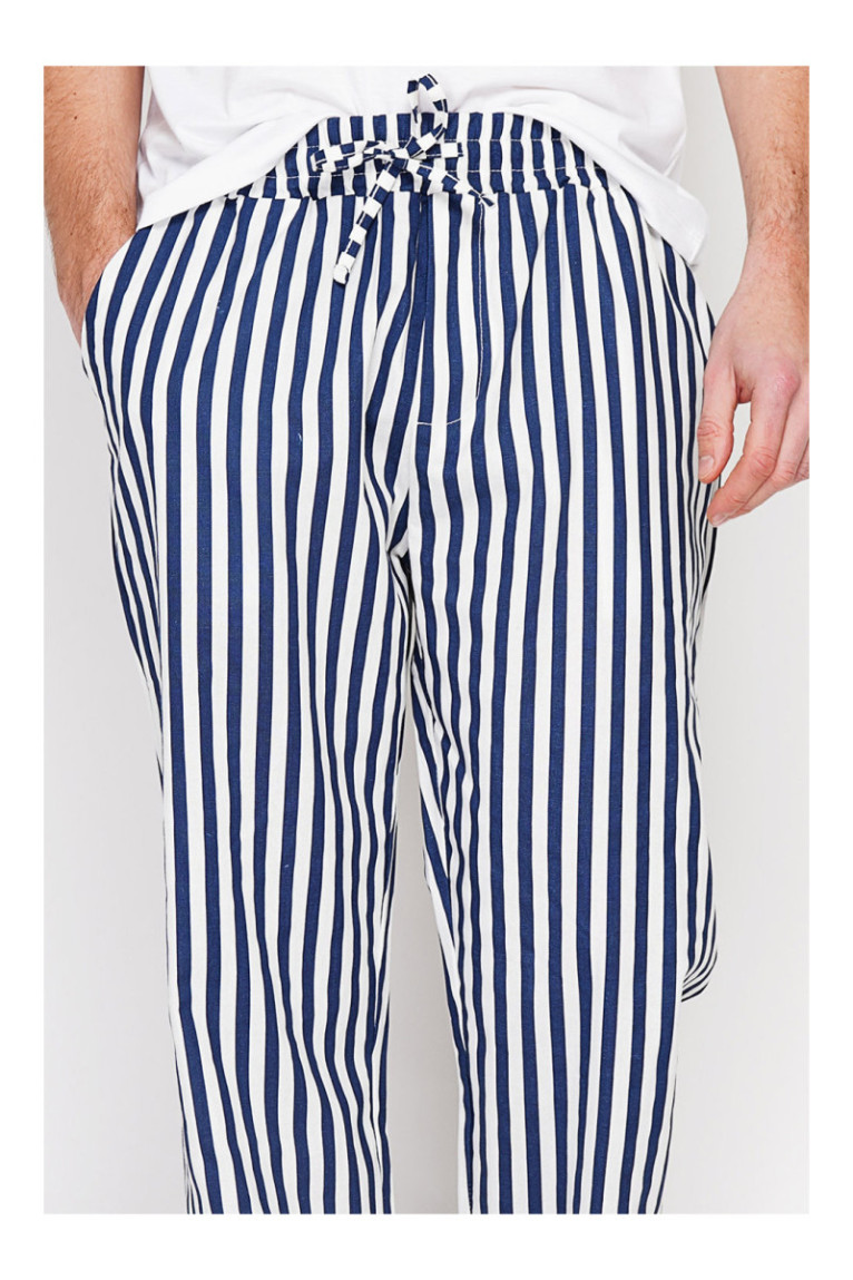 Pantalon - SECRET DU LIN - Marine