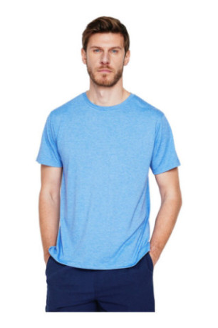 T-shirt - SECRET DU LIN - Azur