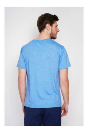 T-shirt - SECRET DU LIN - Azur