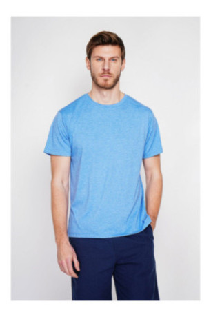 T-shirt - SECRET DU LIN - Azur